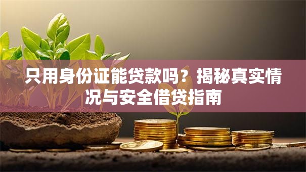 只用身份证能贷款吗？揭秘真实情况与安全借贷指南