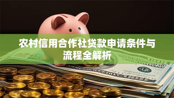 农村信用合作社贷款申请条件与流程全解析