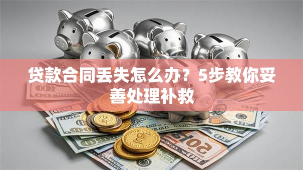 贷款合同丢失怎么办？5步教你妥善处理补救