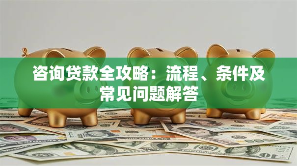 咨询贷款全攻略：流程、条件及常见问题解答