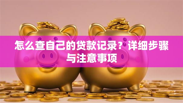 怎么查自己的贷款记录？详细步骤与注意事项