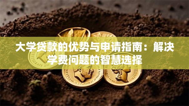大学贷款的优势与申请指南：解决学费问题的智慧选择