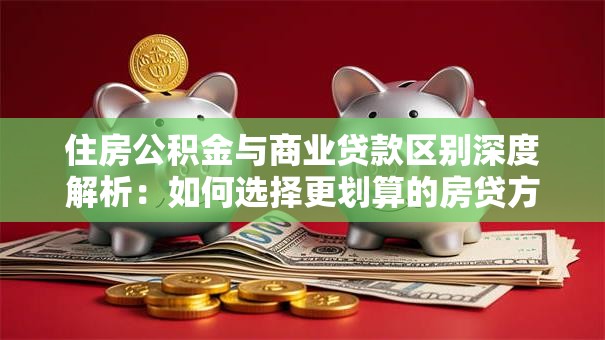 住房公积金与商业贷款区别深度解析：如何选择更划算的房贷方案