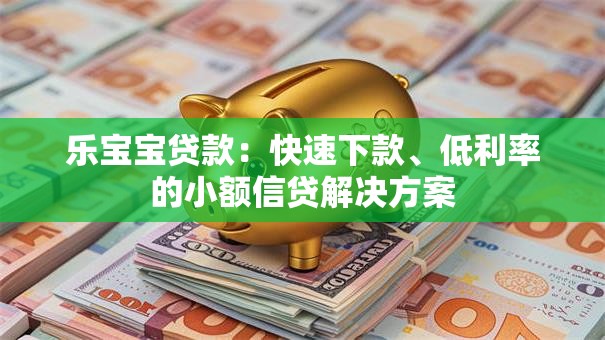 乐宝宝贷款：快速下款、低利率的小额信贷解决方案