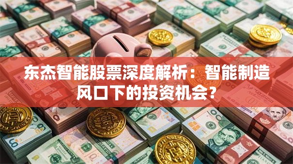 东杰智能股票深度解析：智能制造风口下的投资机会？