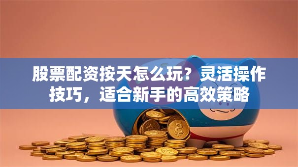 股票配资按天怎么玩？灵活操作技巧，适合新手的高效策略