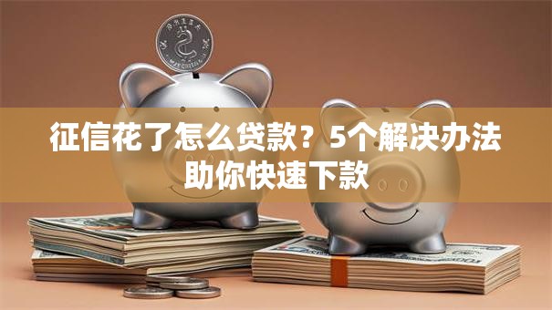 征信花了怎么贷款？5个解决办法助你快速下款
