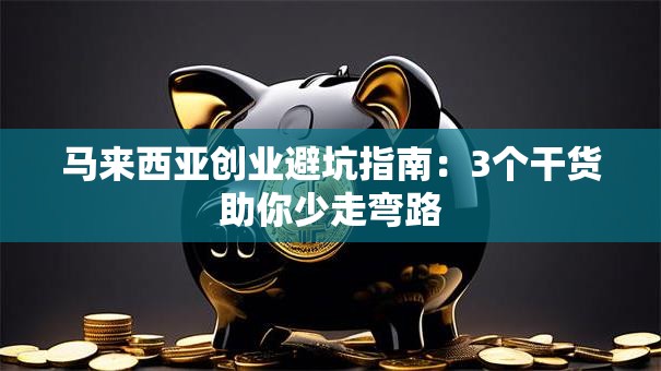 马来西亚创业避坑指南：3个干货助你少走弯路