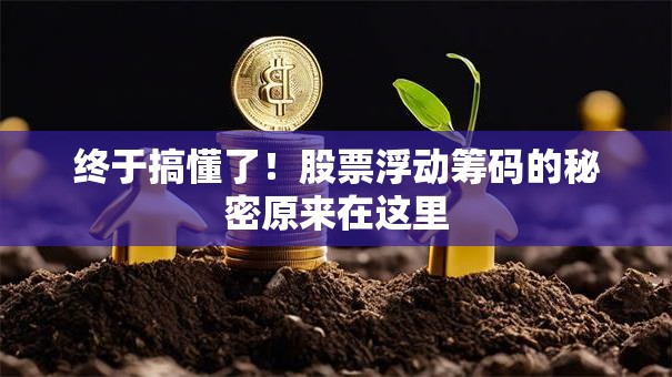 终于搞懂了！股票浮动筹码的秘密原来在这里