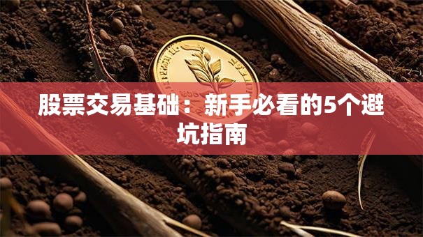 股票交易基础：新手必看的5个避坑指南