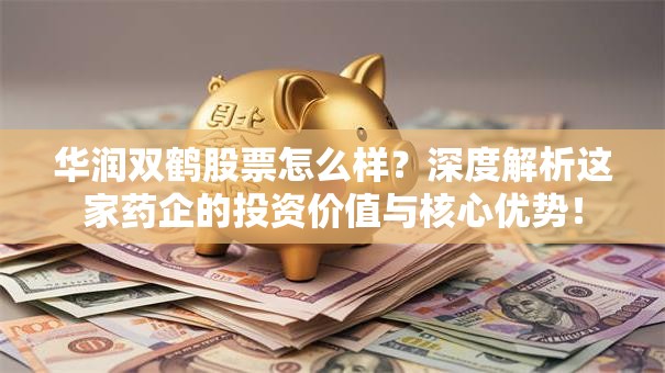 华润双鹤股票怎么样？深度解析这家药企的投资价值与核心优势！