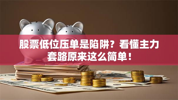 股票低位压单是陷阱？看懂主力套路原来这么简单！