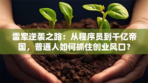 雷军逆袭之路：从程序员到千亿帝国，普通人如何抓住创业风口？