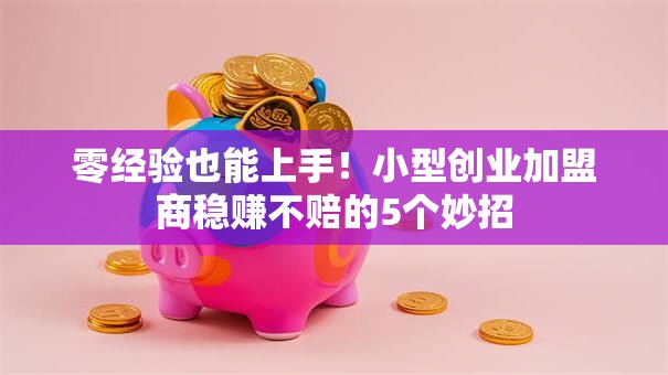 零经验也能上手！小型创业加盟商稳赚不赔的5个妙招