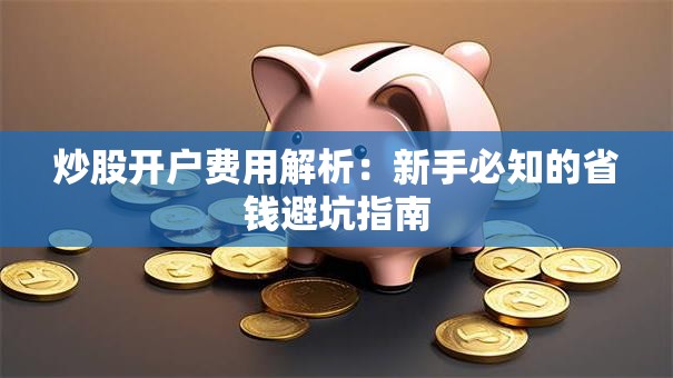 炒股开户费用解析：新手必知的省钱避坑指南