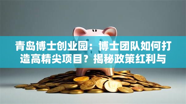 青岛博士创业园：博士团队如何打造高精尖项目？揭秘政策红利与孵化秘籍