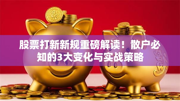股票打新新规重磅解读！散户必知的3大变化与实战策略
