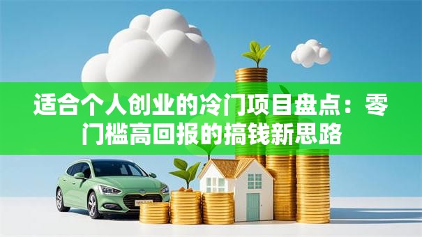 适合个人创业的冷门项目盘点：零门槛高回报的搞钱新思路