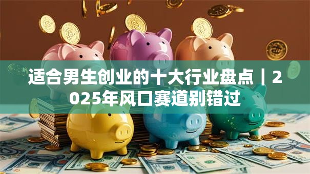 适合男生创业的十大行业盘点｜2025年风口赛道别错过