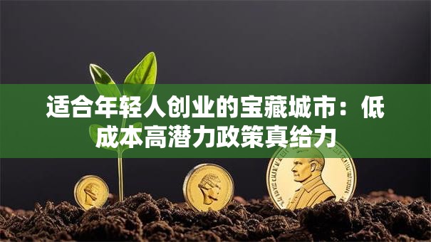 适合年轻人创业的宝藏城市：低成本高潜力政策真给力