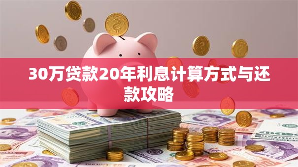 30万贷款20年利息计算方式与还款攻略
