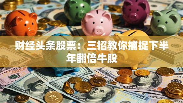 财经头条股票：三招教你捕捉下半年翻倍牛股