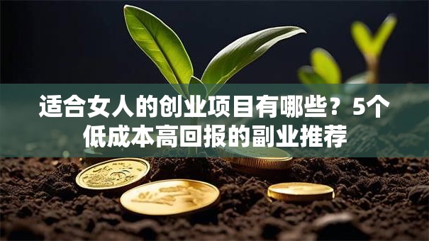 适合女人的创业项目有哪些？5个低成本高回报的副业推荐