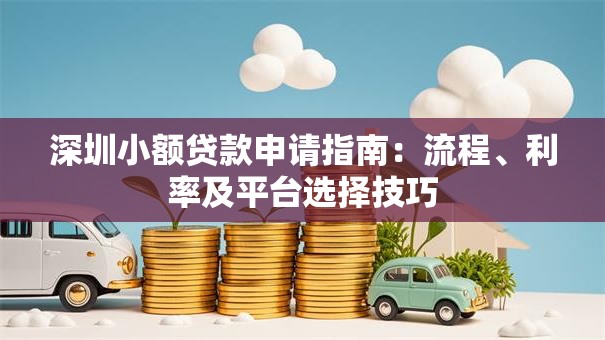 深圳小额贷款申请指南：流程、利率及平台选择技巧