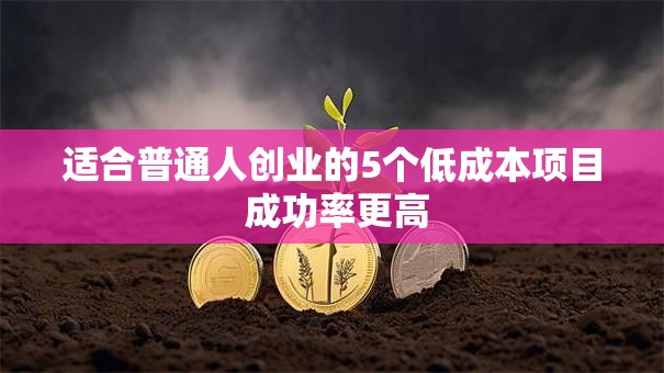 适合普通人创业的5个低成本项目 成功率更高