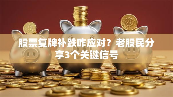 股票复牌补跌咋应对？老股民分享3个关键信号