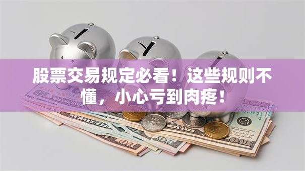 股票交易规定必看！这些规则不懂，小心亏到肉疼！