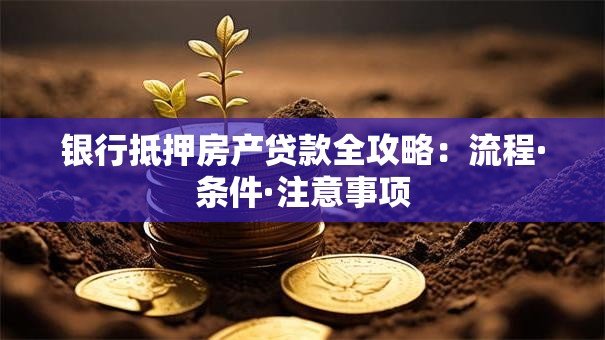 银行抵押房产贷款全攻略：流程·条件·注意事项