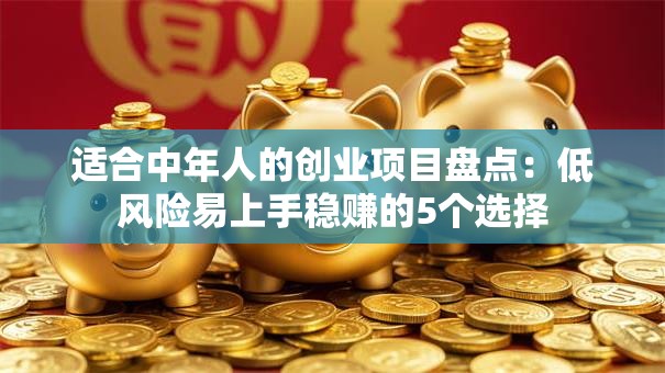 适合中年人的创业项目盘点：低风险易上手稳赚的5个选择