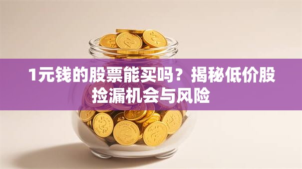 1元钱的股票能买吗？揭秘低价股捡漏机会与风险