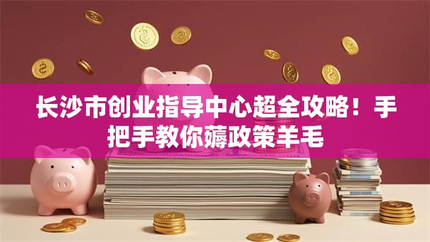 长沙市创业指导中心超全攻略！手把手教你薅政策羊毛