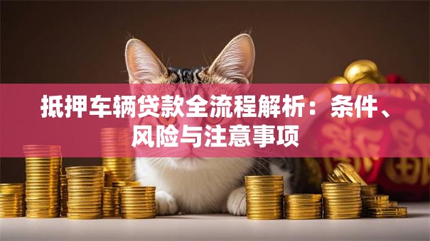 抵押车辆贷款全流程解析：条件、风险与注意事项