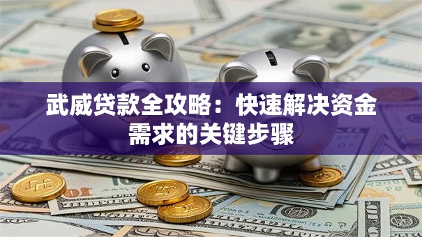 武威贷款全攻略：快速解决资金需求的关键步骤