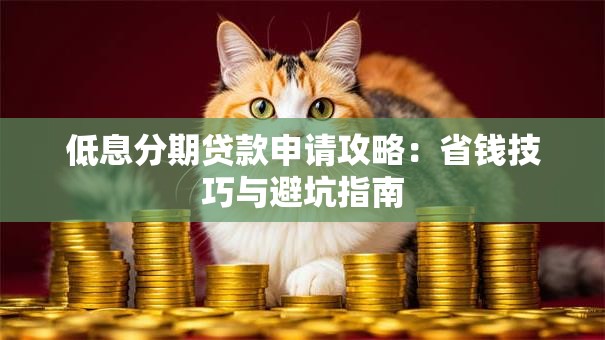 低息分期贷款申请攻略：省钱技巧与避坑指南
