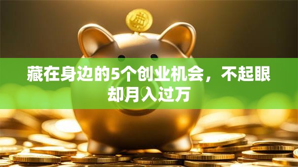 藏在身边的5个创业机会，不起眼却月入过万