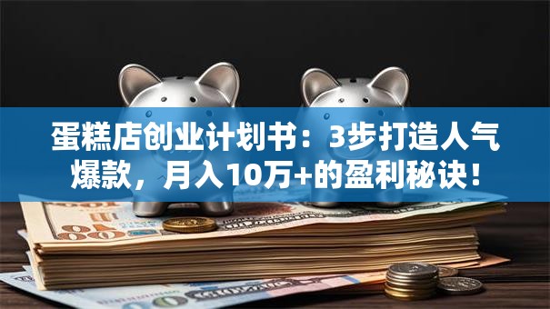 蛋糕店创业计划书：3步打造人气爆款，月入10万+的盈利秘诀！