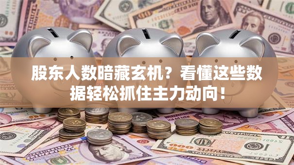 股东人数暗藏玄机？看懂这些数据轻松抓住主力动向！