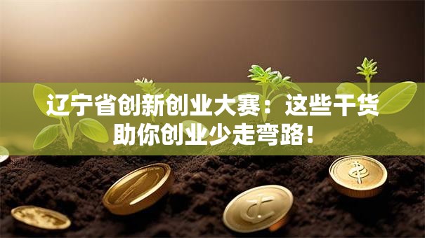 辽宁省创新创业大赛：这些干货助你创业少走弯路！