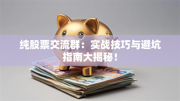 纯股票交流群：实战技巧与避坑指南大揭秘！