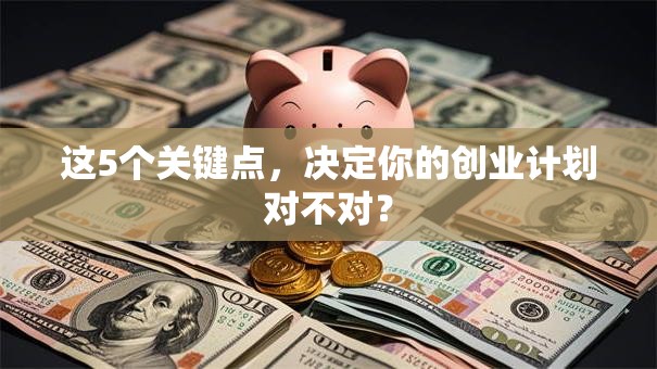 这5个关键点，决定你的创业计划对不对？