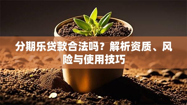 分期乐贷款合法吗？解析资质、风险与使用技巧