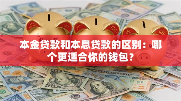 本金贷款和本息贷款的区别：哪个更适合你的钱包？