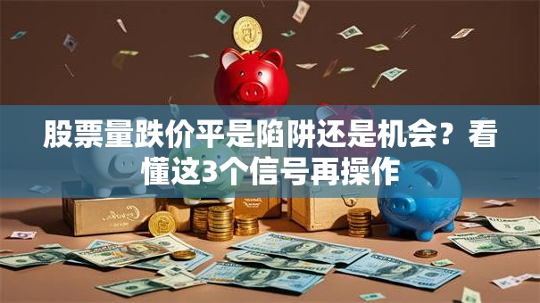 股票量跌价平是陷阱还是机会？看懂这3个信号再操作