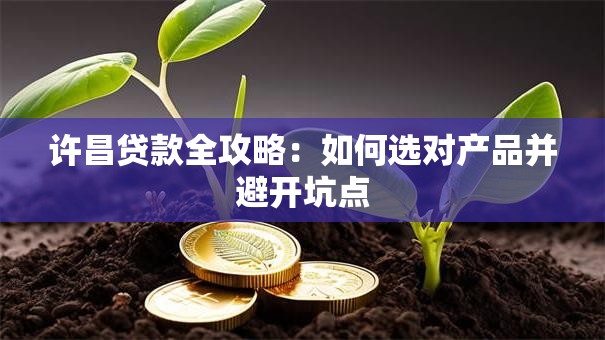 许昌贷款全攻略：如何选对产品并避开坑点