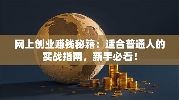 网上创业赚钱秘籍：适合普通人的实战指南，新手必看！