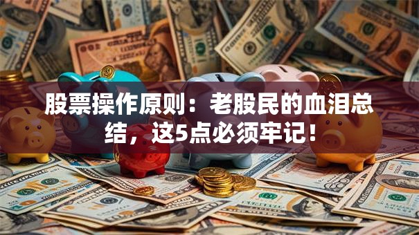 股票操作原则：老股民的血泪总结，这5点必须牢记！